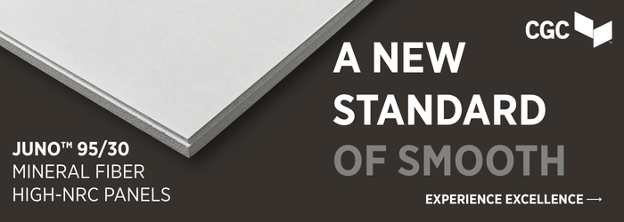 A NEW STANDARD OF SMOOTH / JUNON 95/30, MINERAL FIBER HIGH-NRC PANELS / EXPERIENCE EXCELLENCE